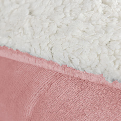 Coberdrom Cobertor Manta Sherpa Pele de Carneiro 490g/m² Dupla Face Aspen Rosa